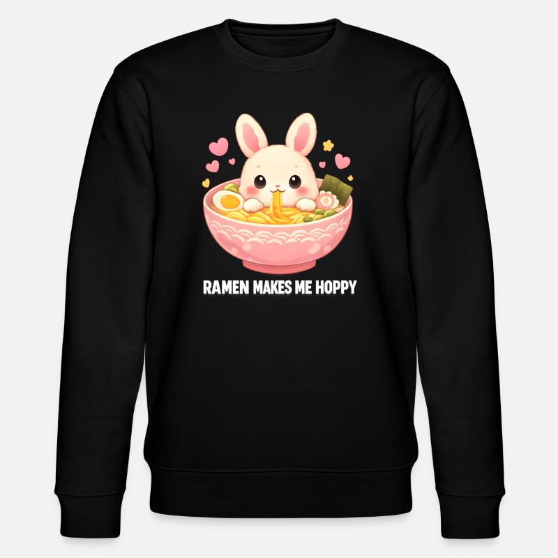 Ramen Kawaii Bunny - Sweat bio CHANGER Stanley/Stella Unisexe - noir