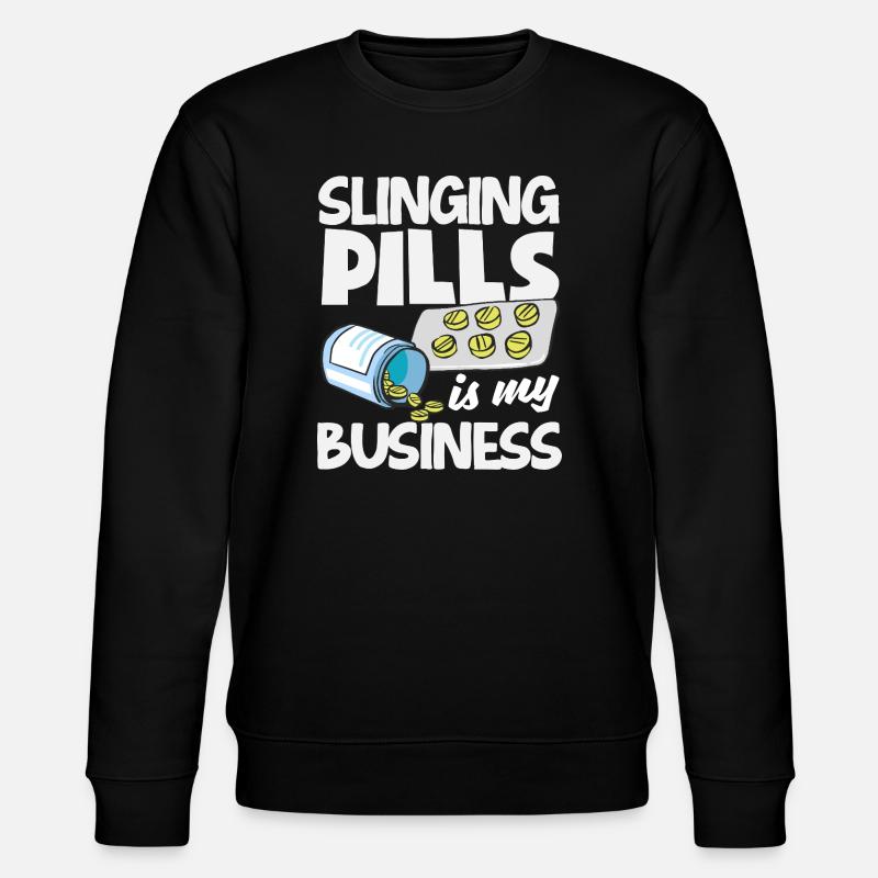 Pharmacist Pharmaceutical Technical - Stanley/Stella CHANGER Unisex Organic Sweatshirt - black