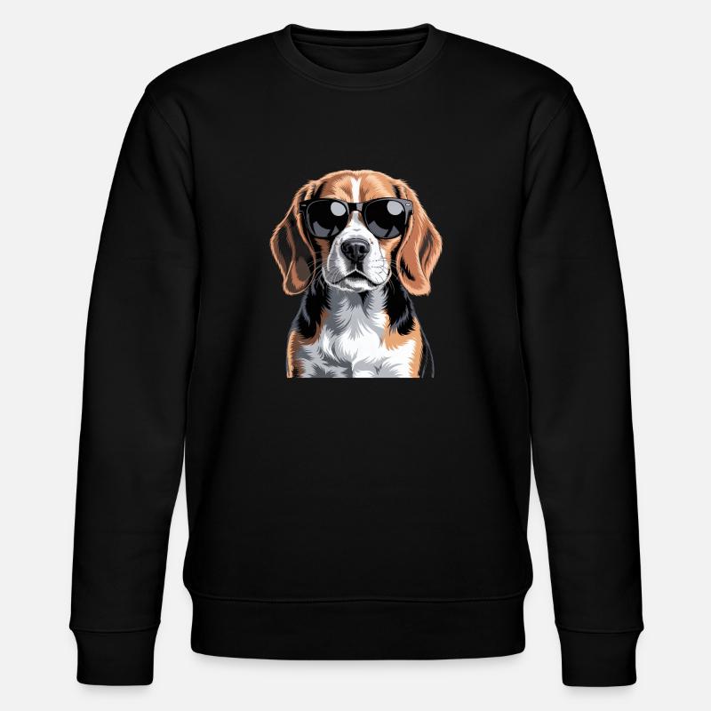 Beagle - Stanley/Stella CHANGER Unisex Organic Sweatshirt - black