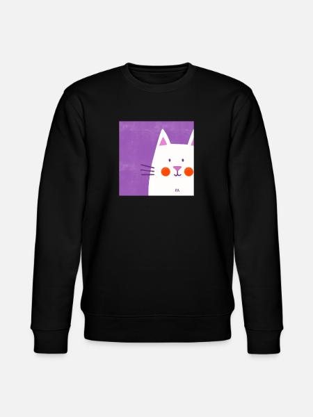Katzenfreund - Stanley/Stella Unisex Bio-Sweatshirt CHANGER - Schwarz