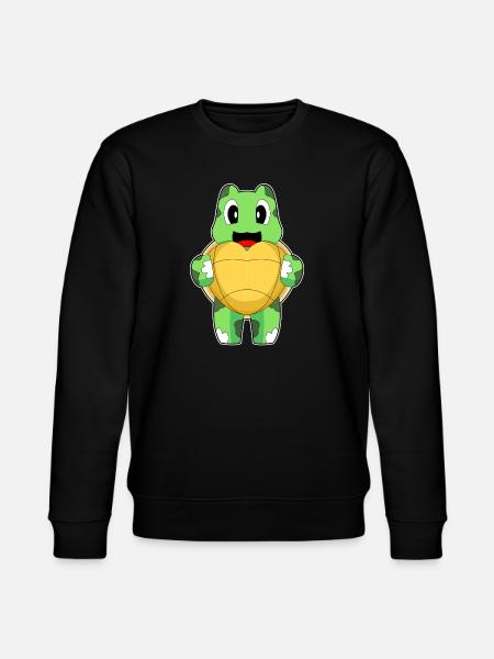 Turtle Heart - Stanley/Stella CHANGER Unisex Organic Sweatshirt - black
