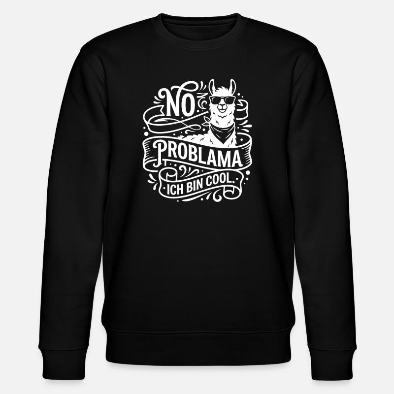 Pas de coolitude Problama Lama - Sweat bio CHANGER Stanley/Stella Unisexe - noir