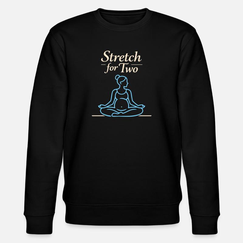 Mère enceinte de yoga prénatal - Sweat bio CHANGER Stanley/Stella Unisexe - noir