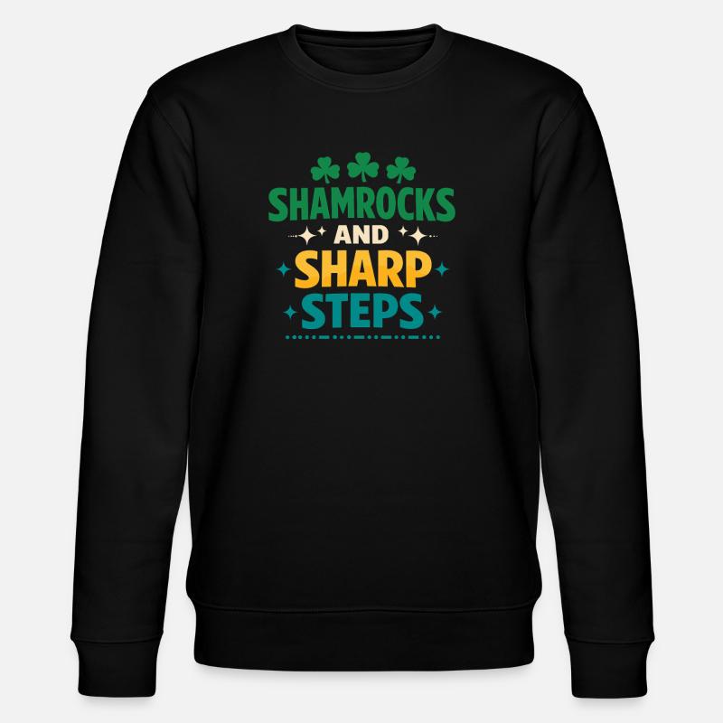 Irischer Tanz Step-dancing Celtic Fan - Stanley/Stella Unisex Bio-Sweatshirt CHANGER  - Schwarz