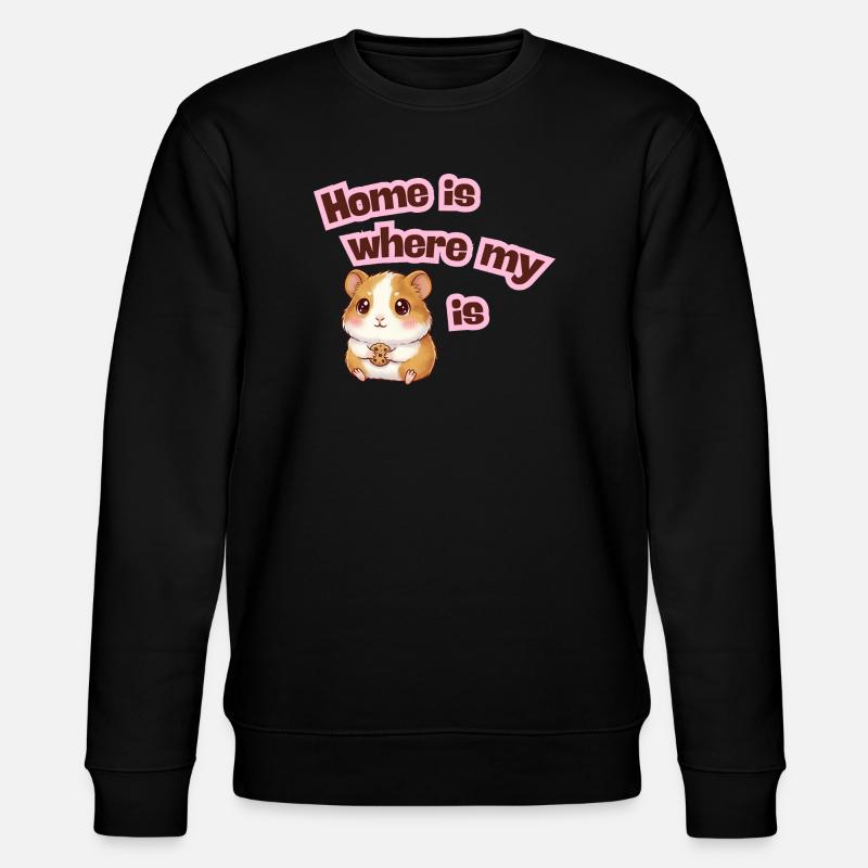 Home is where my Meerli is - Stanley/Stella CHANGER Unisex Organic Sweatshirt - black