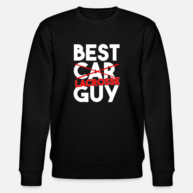 Bester Lacrosse-Sportspieler-Trainer - Stanley/Stella Unisex Bio-Sweatshirt CHANGER  - Schwarz