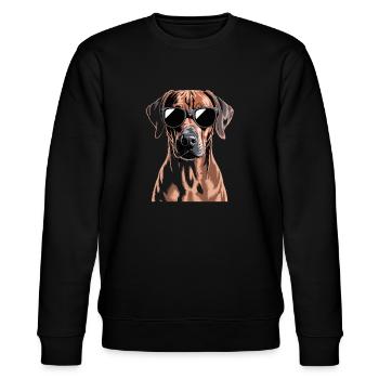 Rhodésian Ridgeback - Sweat bio CHANGER Stanley/Stella Unisexe - noir - Devant - Nik (191cm) & Marisol (170cm)