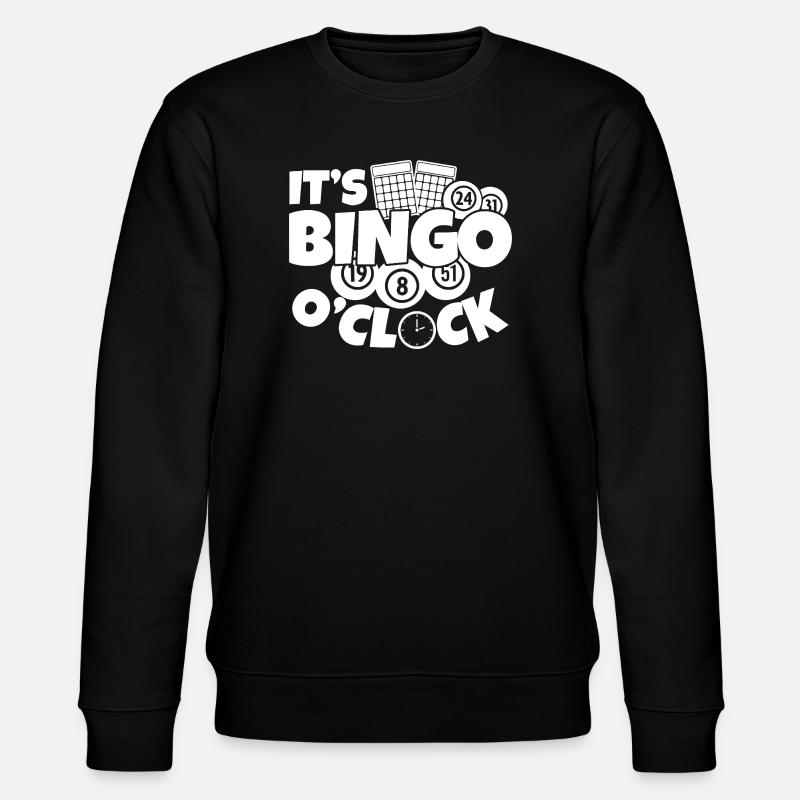 Bingo Player It´s Bingo O´Clock Bingo - Stanley/Stella Unisex Bio-Sweatshirt CHANGER  - Schwarz