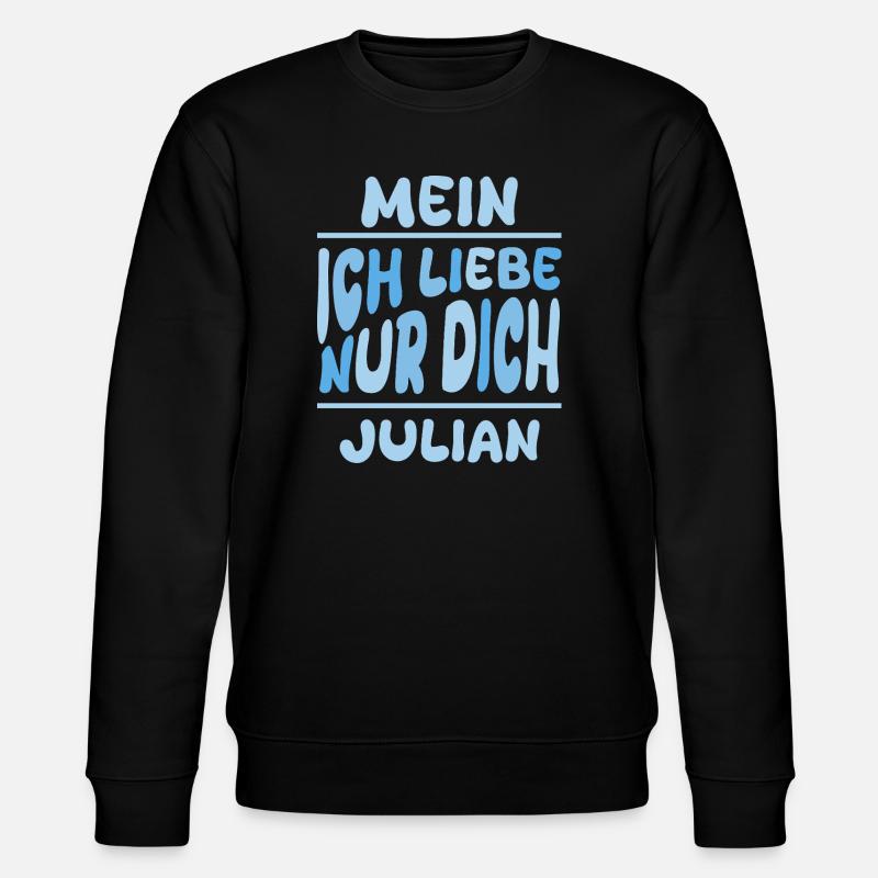 Mann Julian - Stanley/Stella Unisex Bio-Sweatshirt CHANGER  - Schwarz