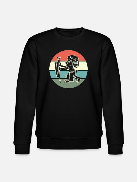 aztec Mayan calendar Inca - Stanley/Stella CHANGER Unisex Organic Sweatshirt - black