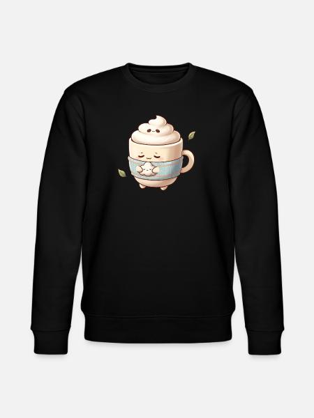 Cozy Cloud Coffee Mug - Stanley/Stella CHANGER Unisex Organic Sweatshirt - black