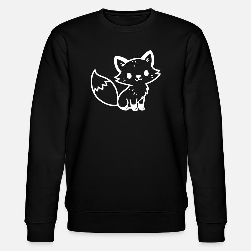 Fox Cute Comic - Sweat bio CHANGER Stanley/Stella Unisexe - noir