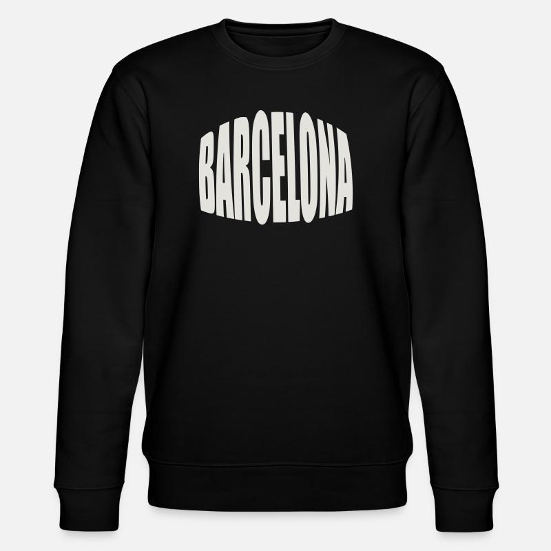 Logo Grand du Barcelone - Sweat bio CHANGER Stanley/Stella Unisexe - noir