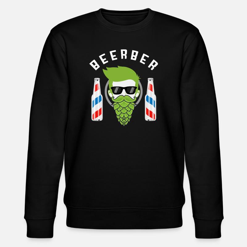 Bière – Barbier & Bière - Sweat bio CHANGER Stanley/Stella Unisexe - noir