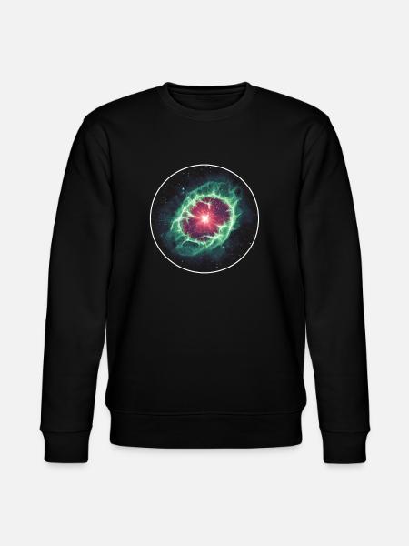Astronomy Space Planetary Nebula Shell - Stanley/Stella CHANGER Unisex Organic Sweatshirt - black