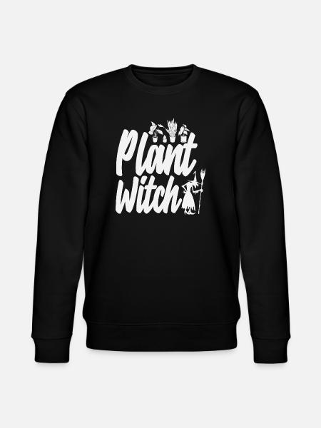 Plant Witch Plant Lover - Stanley/Stella CHANGER Unisex Organic Sweatshirt - black