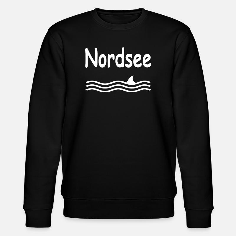 Nordsee - Stanley/Stella Unisex Bio-Sweatshirt CHANGER  - Schwarz