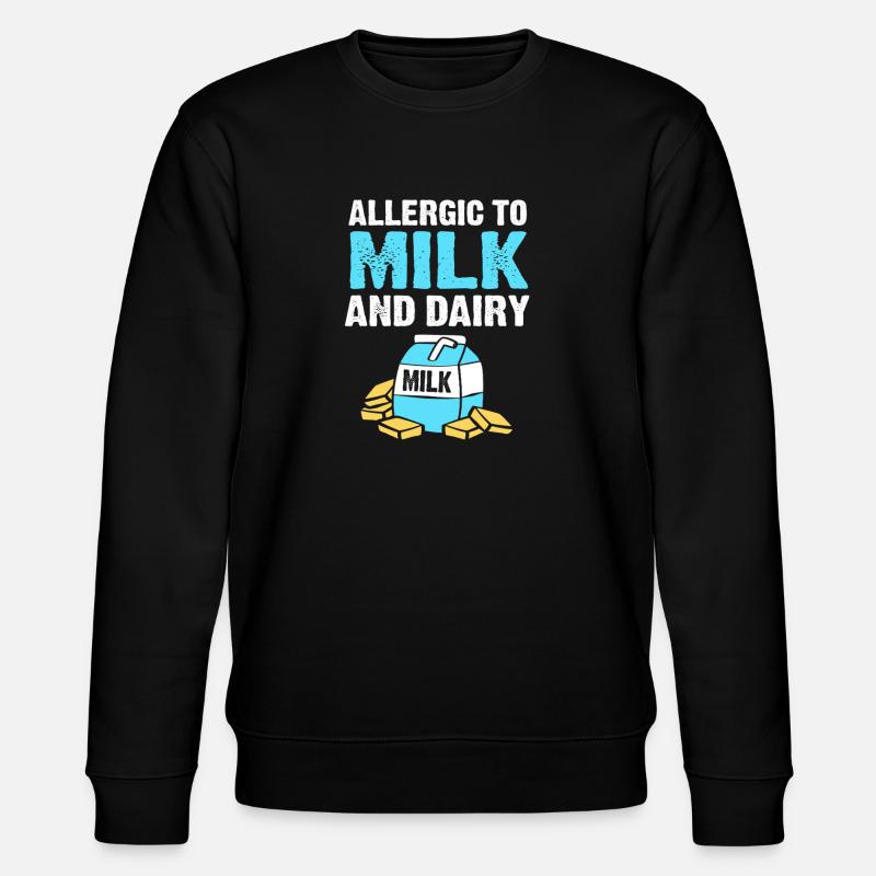 Lebensmittel Allergie - Stanley/Stella Unisex Bio-Sweatshirt CHANGER - Schwarz