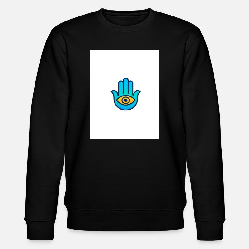 five - Stanley/Stella CHANGER Unisex Organic Sweatshirt - black