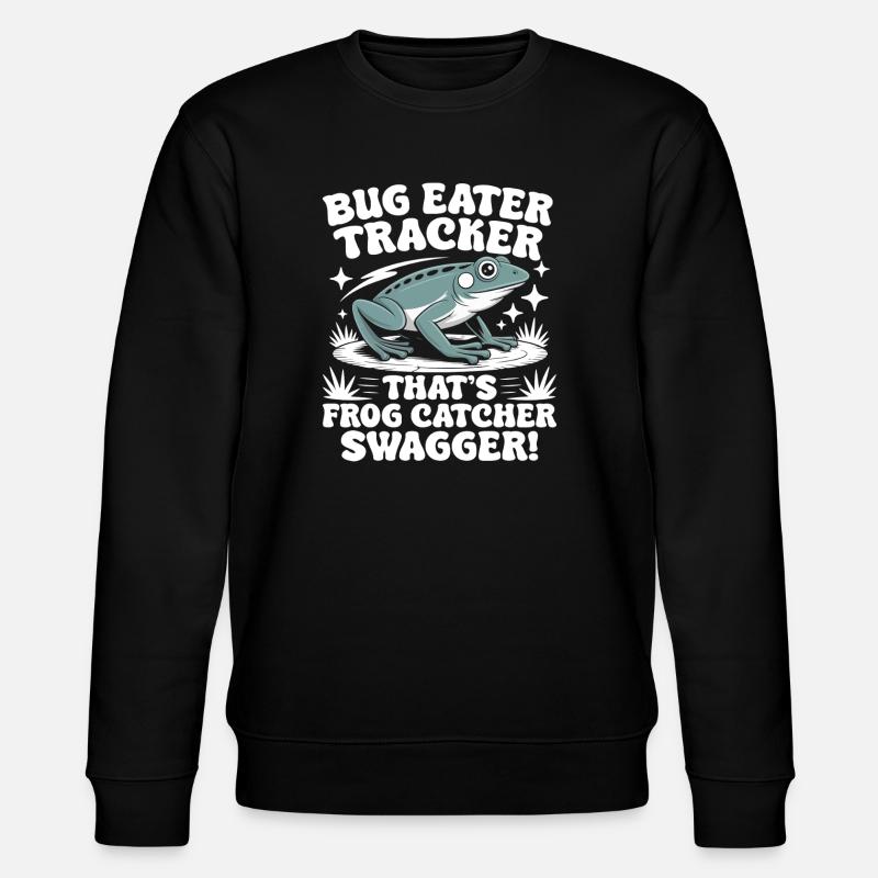 Trape-grenouilles, Mangeur d’insectes, Grenouille pisteuse - Sweat bio CHANGER Stanley/Stella Unisexe - noir