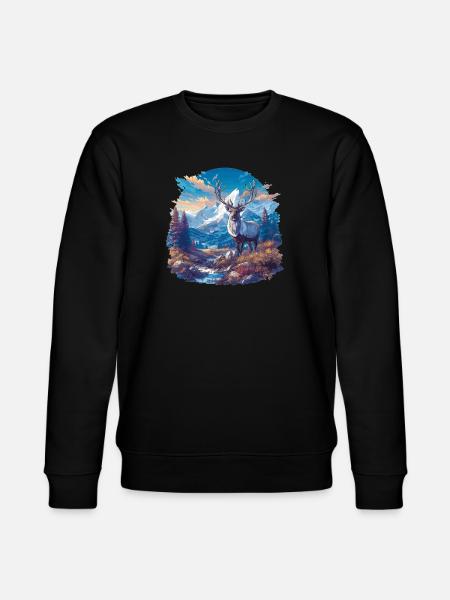 Reindeer Reindeer - Stanley/Stella CHANGER Unisex Organic Sweatshirt - black