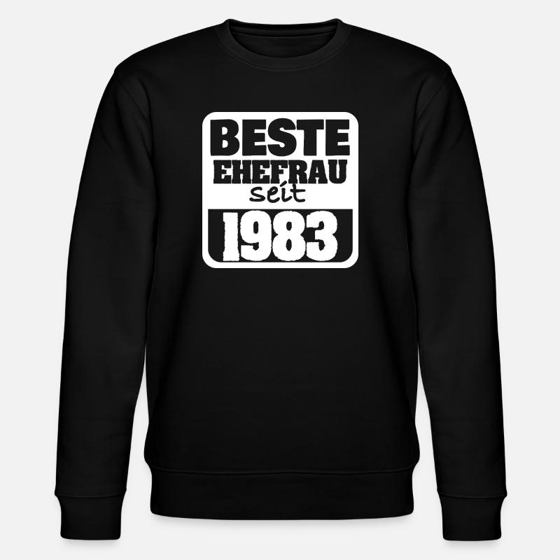 1983 - Sweat bio CHANGER Stanley/Stella Unisexe - noir