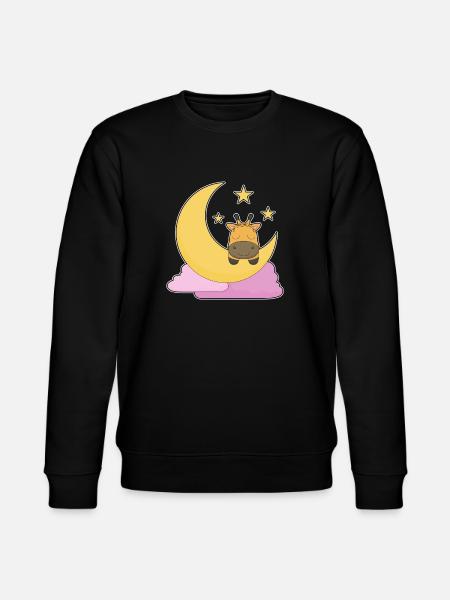 Lune girafe - Sweat bio CHANGER Stanley/Stella Unisexe - noir