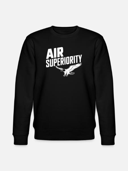 Air Superiority - Stanley/Stella CHANGER Unisex Organic Sweatshirt - black
