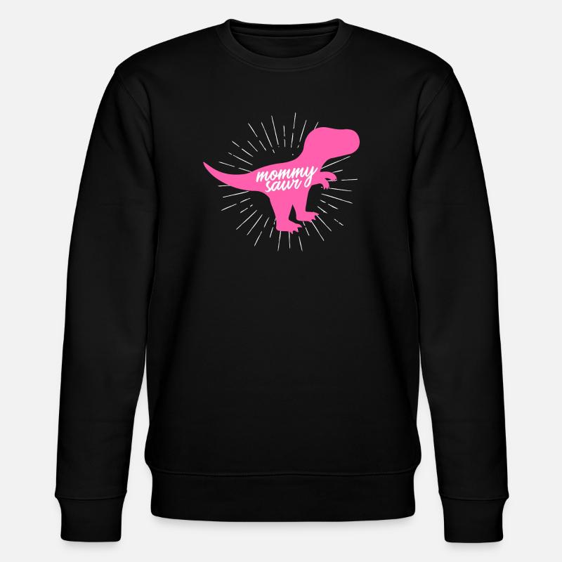 Mommysaur T-Rex Silhouette de dinosaure - Sweat bio CHANGER Stanley/Stella Unisexe - noir