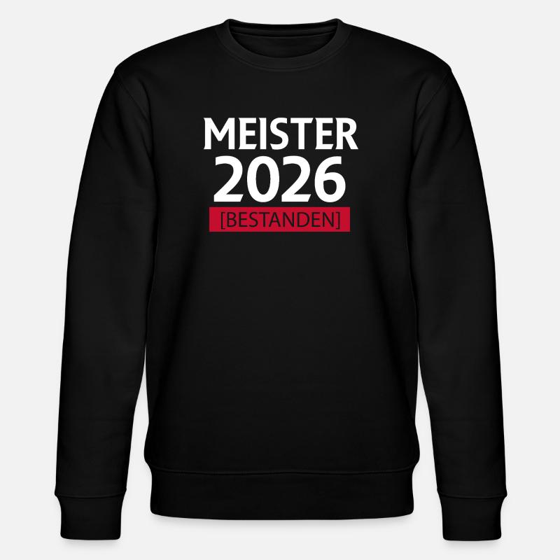 Meister 2026 - Stanley/Stella Unisex Bio-Sweatshirt CHANGER  - Schwarz
