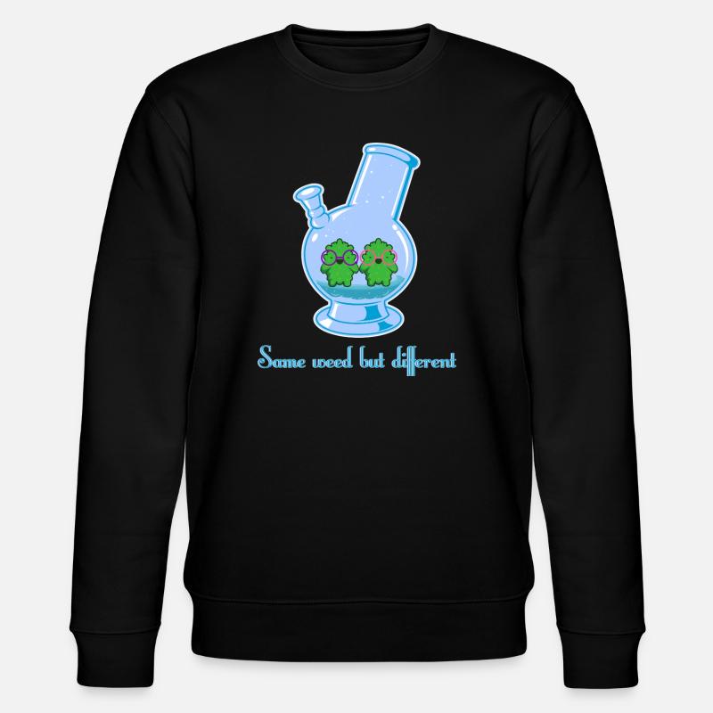 Same weed but different - Stanley/Stella CHANGER Unisex Organic Sweatshirt - black