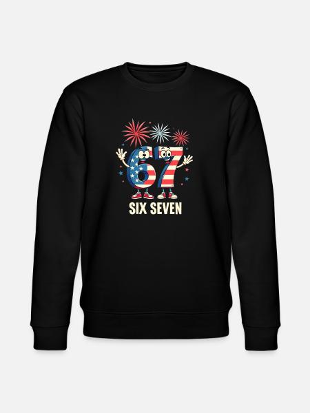 US Flag 67 Memes Six Seven - Sweat bio CHANGER Stanley/Stella Unisexe - noir
