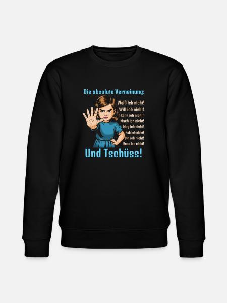 Nein Sagen – Grenzen Setzen - Stanley/Stella Unisex Bio-Sweatshirt CHANGER - Schwarz