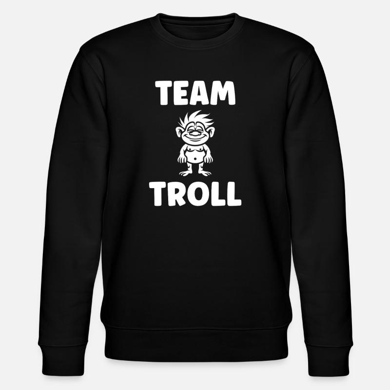 Troll  - Sweat bio CHANGER Stanley/Stella Unisexe - noir