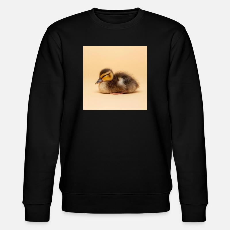 Poussin doré sur fond crème - Sweat bio CHANGER Stanley/Stella Unisexe - noir