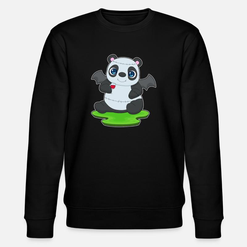 Panda Vampire d’Halloween - Sweat bio CHANGER Stanley/Stella Unisexe - noir