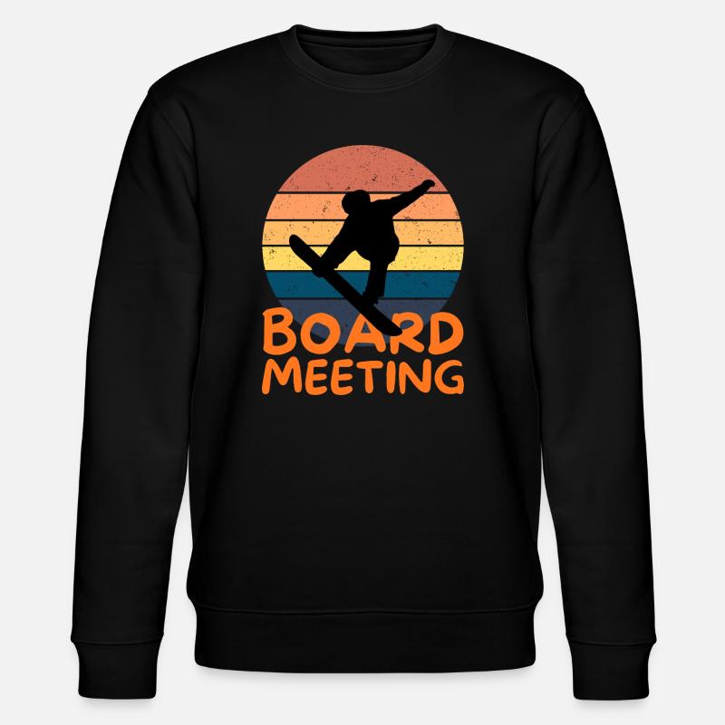 Réunion du conseil d’administration du snowboard - Sweat bio CHANGER Stanley/Stella Unisexe - noir