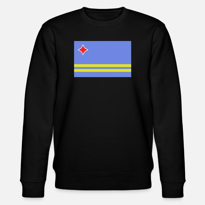 Drapeau d’Aruba - Sweat bio CHANGER Stanley/Stella Unisexe - noir