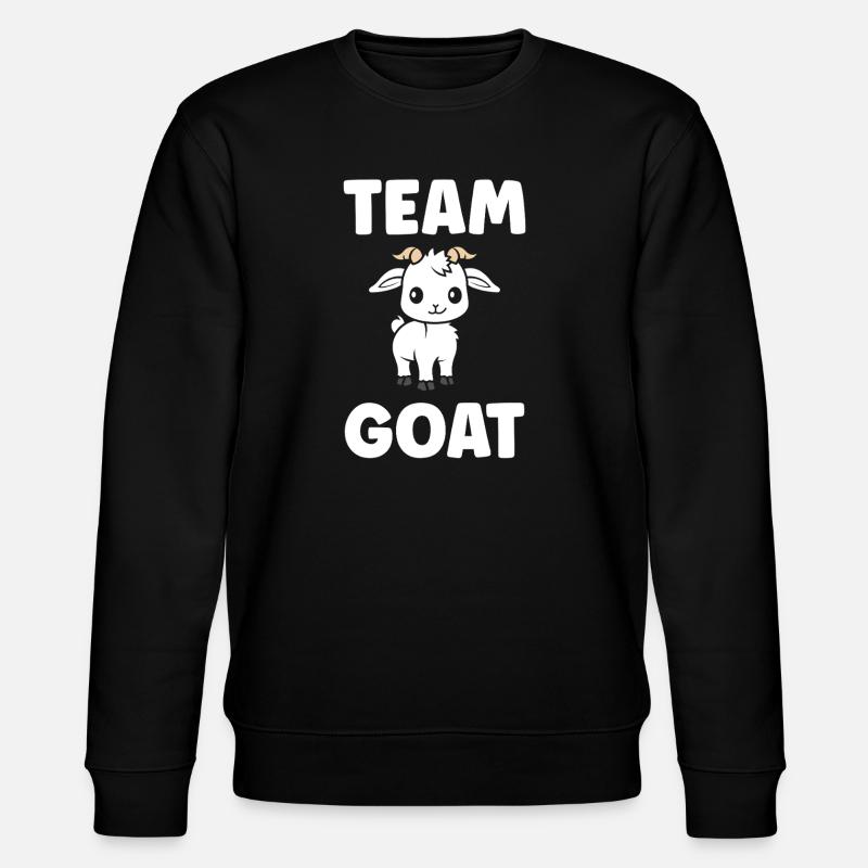 Team Goat Illustration Mignon - Sweat bio CHANGER Stanley/Stella Unisexe - noir