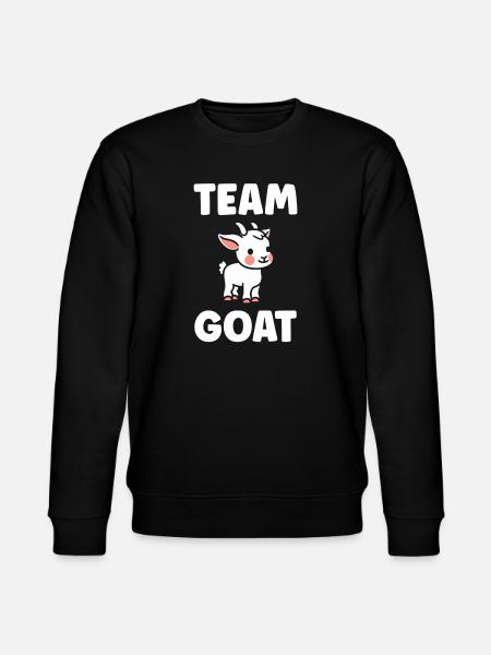 GOAT Goat Mascot Team - Stanley/Stella CHANGER Unisex Organic Sweatshirt - black
