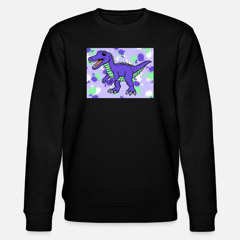 Baryonyx Dino - Stanley/Stella CHANGER Unisex Organic Sweatshirt - black