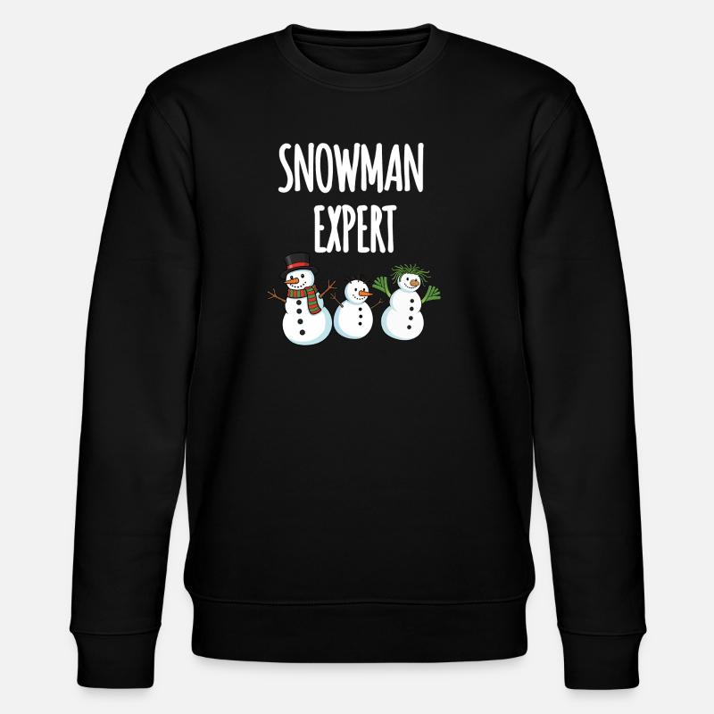 Expert en bonhommes de neige - Sweat bio CHANGER Stanley/Stella Unisexe - noir