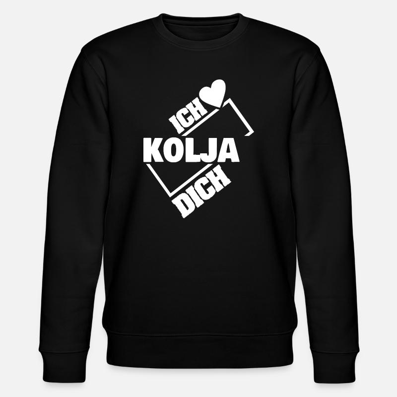 Gift for Kolja - Stanley/Stella CHANGER Unisex Organic Sweatshirt - black
