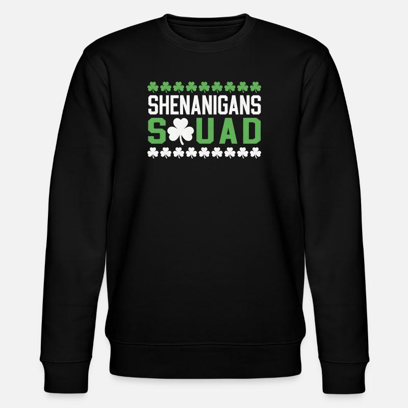 Shenanigans Squad - Stanley/Stella CHANGER Unisex Organic Sweatshirt - black