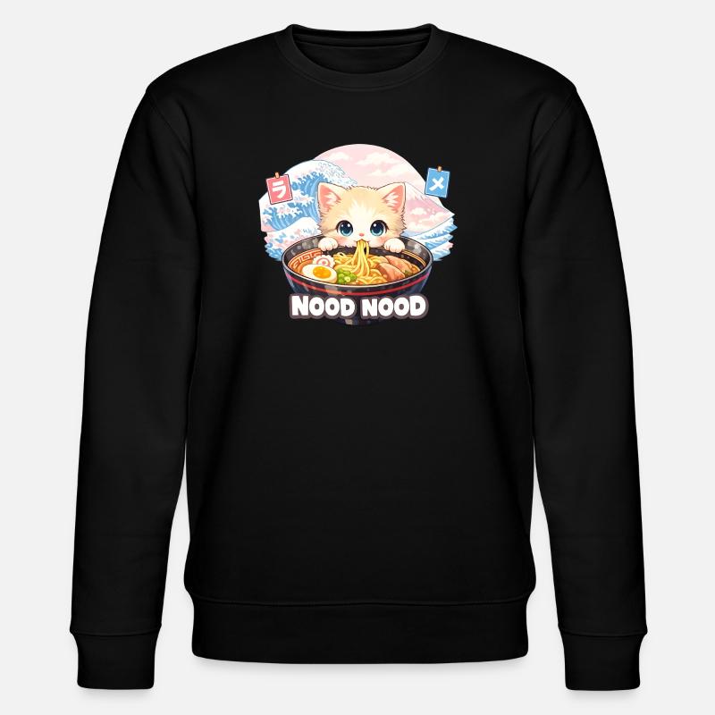 Ramen Chat Kanagawa Pastel - Sweat bio CHANGER Stanley/Stella Unisexe - noir