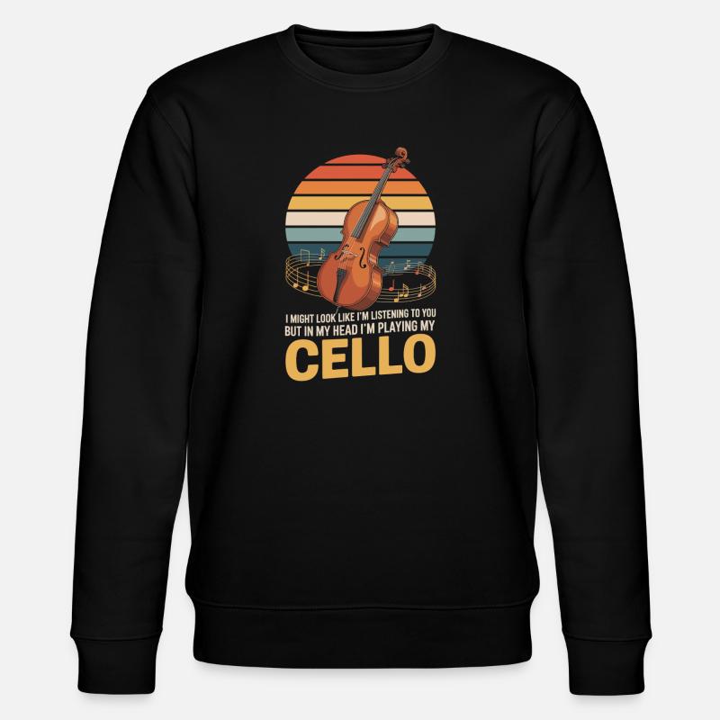 Jouer de mon violoncelle - Sweat bio CHANGER Stanley/Stella Unisexe - noir