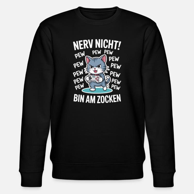 Courage Not I Gaming Cat Design - Sweat bio CHANGER Stanley/Stella Unisexe - noir