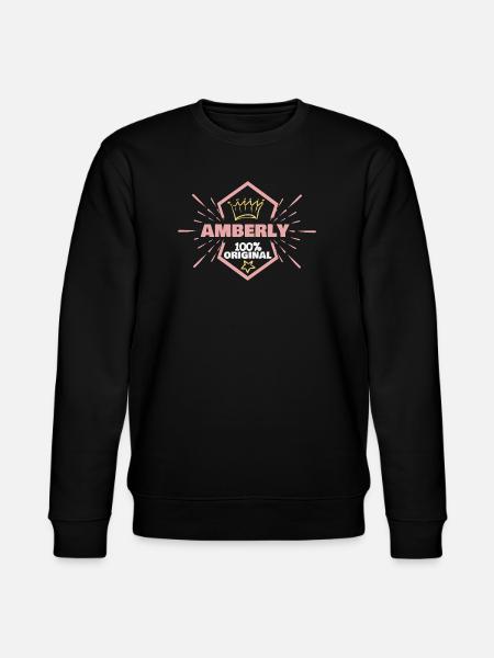 Amberly comme prénom - Sweat bio CHANGER Stanley/Stella Unisexe - noir