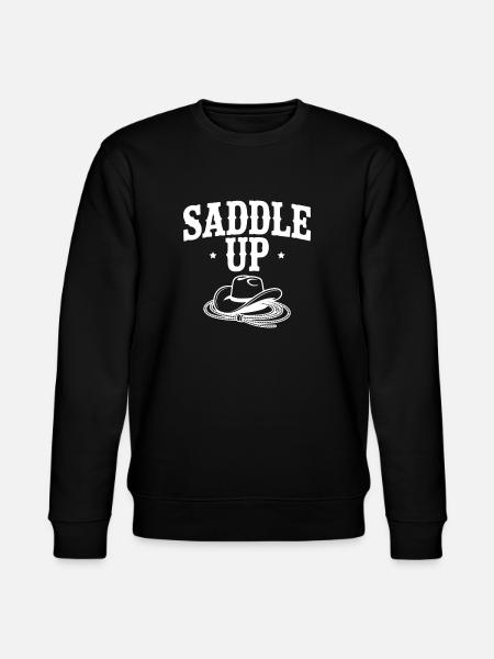 Saddle Up - Stanley/Stella CHANGER Unisex Organic Sweatshirt - black