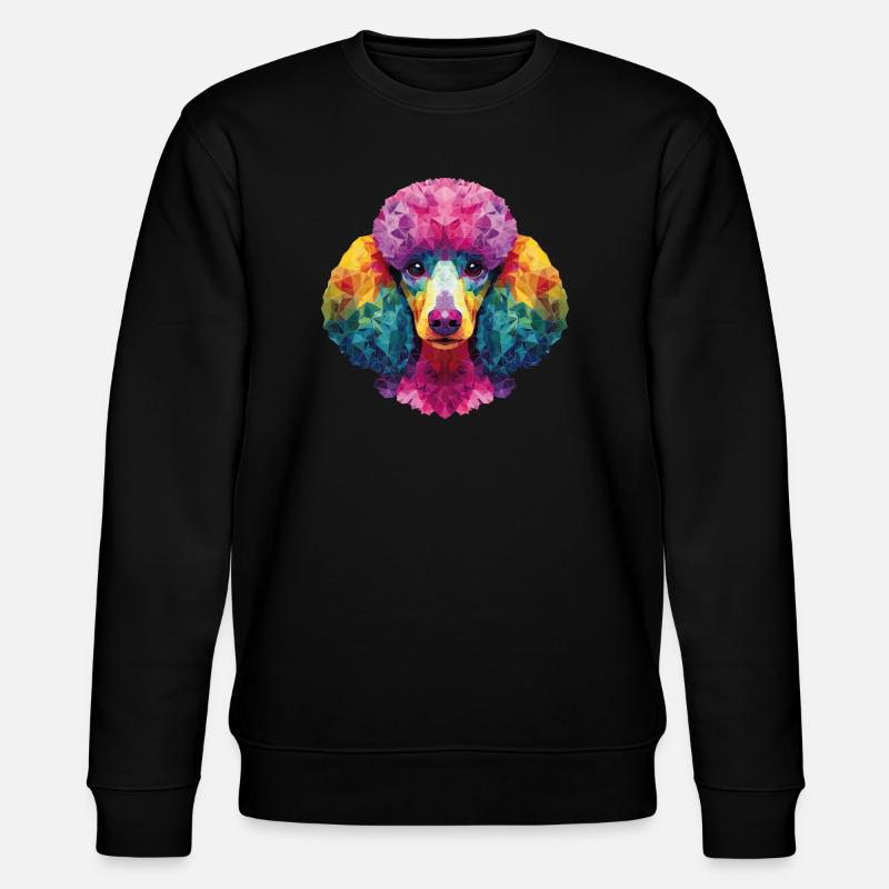 Pudel Hund - Stanley/Stella Unisex Bio-Sweatshirt CHANGER  - Schwarz